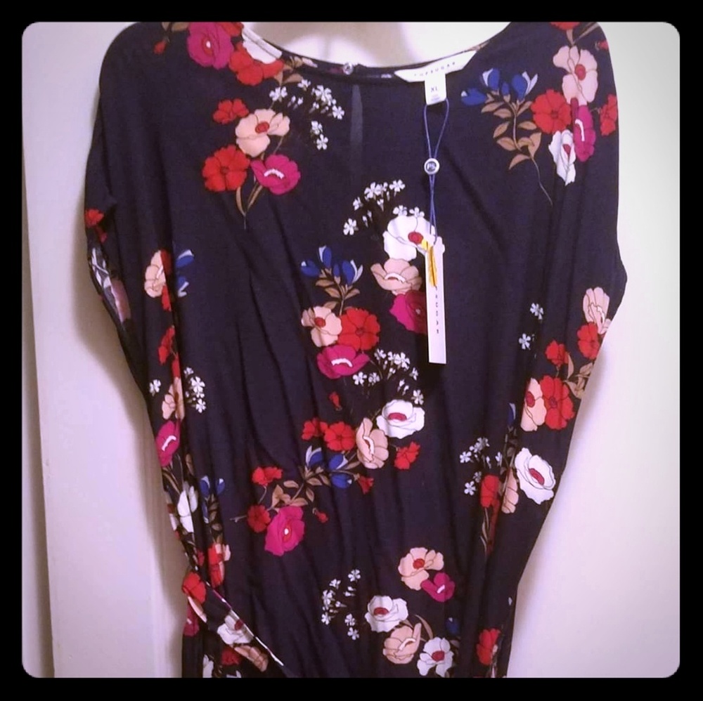 PopSugar floral dress